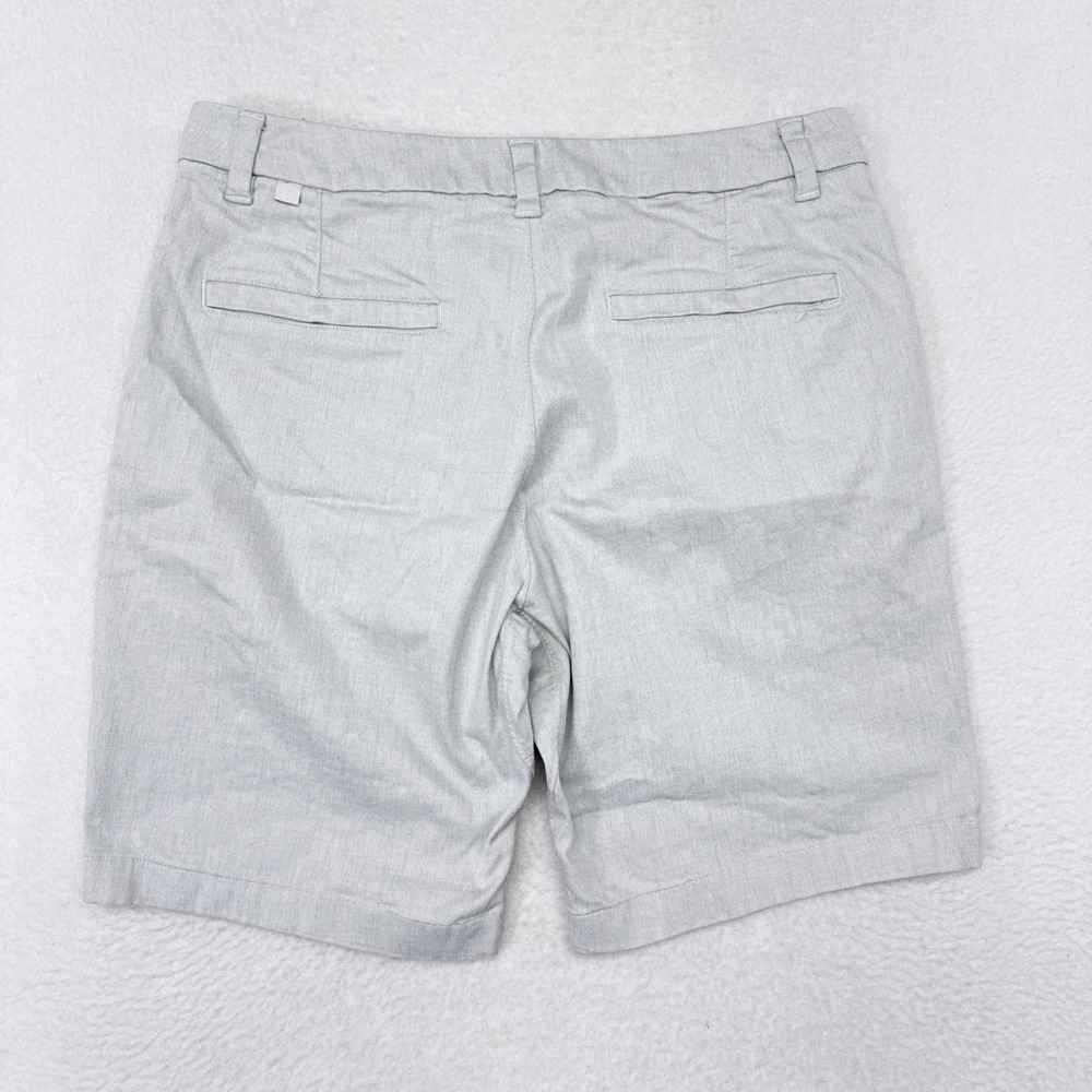 Lululemon Commission Shorts Mens Size 32 Gray 9" Inseam Chino Athleisure Casual - Picture 2 of 7
